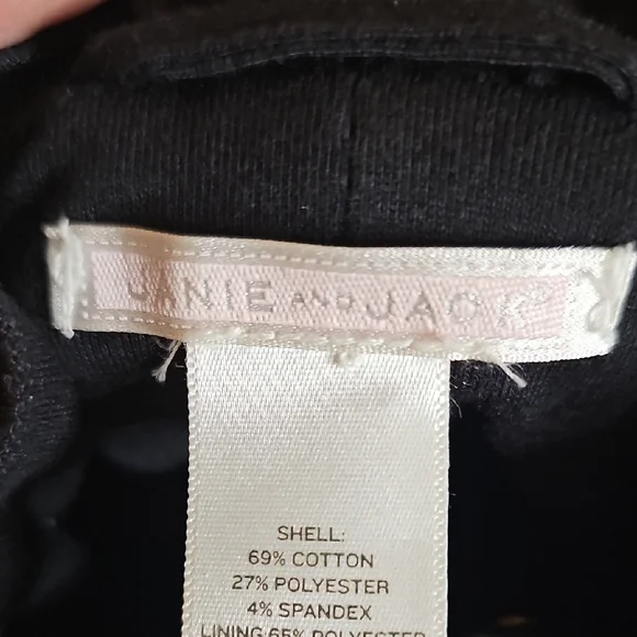 Janie and Jack Classic Black Pea Coat for Kids - Picture 3 of 10